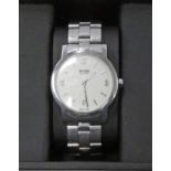 HUGO BOSS WRISTWATCH WITH DATE APERTURE BOX & PAPERS Condition Report: Clasp needs