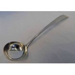 EARLY 19TH CENTURY SCOTTISH PROVINCIAL TODDY LADLE BY JOHN HERON GREENOCK CIRCA 1800