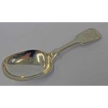 19TH CENTURY SCOTTISH PROVINCIAL SILVER CADDY SPOON BY WILLIAM JAMIESON ABERDEEN CIRCA 1815