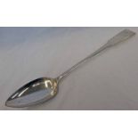 19TH CENTURY SCOTTISH SILVER FIDDLE PATTERN BASTING SPOON EDINBURGH 1810