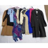 SELECTION OF LADIES DRESSES, TOPS, TROUSERS & COATS FROM M&S , PRINCIPLES,