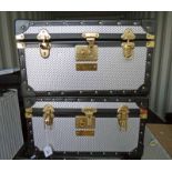 2 ALUMINIUM TUCK BOXES 50CM LONG