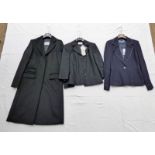 NEW AUSTIN REED NAVY BLAZER SIZE 8, MINUET BLACK LINEN BLAZER SIZE 8,