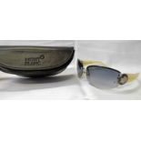 MONT BLANC IVORY RIMLESS SUNGLASSES MB 2315 WITH CASE