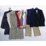 SELECTION OF LADIES TROUSER SUIT, COATS, TOPS & CASHMERE KNITWEAR FROM M&S,