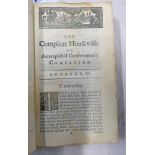 THE COMPLEAT HOUSEWIFE: OR ACCOMPLISH'D GENTLEWOMAN'S COMPANION BY E.