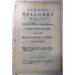 ANTIQUUS DIALOGUES DE SCACCARIO, GERVASIO DE TILBURY VULGO ADSCRIPTUS, E DUOBUS VETUSTIS CODD.