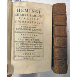 HEMINGI CHARTULARIUM ECCLESIAE WIGORNIENSIS BY RICHARD GRAVES,