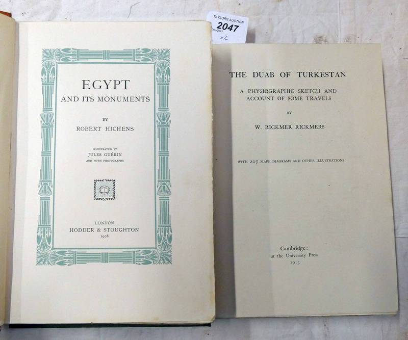 THE DUAB OF TURKESTAN A PHYSIOGRAPHIC SKETCH AND ACCOUNT OF SOME TRAVELS BY W.