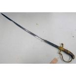 PRUSSIAN INFANTRY OFFICERS SWORD WITH 83.