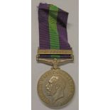 GENERAL SERVICE MEDAL, GEORGE V, WITH S. PERSIA CLASP TO LIEUTENANT E.C.B. SHANNON (LIEUT. E.C.B.