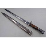 EXPORT MAUSER BAYONET WITH 38.