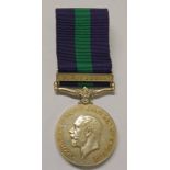 GENERAL SERVICE MEDAL, GEORGE V, WITH N.