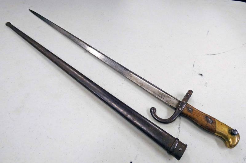FRENCH MODEL 1874 GRAS BAYONET WITH 52CM LONG BLADE,