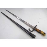 FRENCH MODEL 1874 GRAS BAYONET WITH 52CM LONG BLADE,