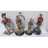 4 SCOTTISH SOLDIER FIGURES,