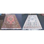 EASTERN CARPET - 239 X 169 CMS AND A CHINESE CARPET 195 X 285CM -2-