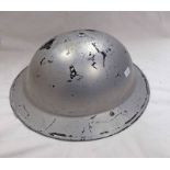 WW2 BRODIE HELMET STAMPED BMB '1938 OR '1939' WITH CHIN STRAP