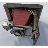 KODAK AUTOMATIC FOLDING CAMERA WITH RED BELLOWS