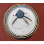 SESTREL INCLINOMETER WITH GLASS FRONT AND BRASS BODY