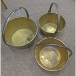 3 BRASS JELLY PANS -3-