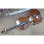 CELLO IN DISTRESSED CONDITION Condition Report: Berini label to interior.