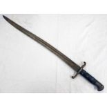 BRITISH YATAGHAN TYPE BAYONET WITH 56.