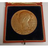 A BRONZE QUEEN VICTORIA OFFICIAL DIAMOND JUBILEE MEDAL 1837 -1897,