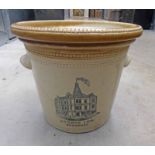 GEORGE LOW MONTROSE STONEWARE CROCK " GEORGE LOW FAMILY GROCER MONTROSE" Condition