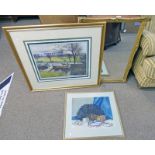 FRAMED MCINTOSH PATRICK PRINT - THE TAY BRIDGE FROM MY STUDIO,