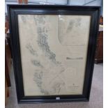 FRAMED ENGRAVING LOCH LOMOND SOUNDINGS & MINOR ADDITIONS BY LIEUT. W.