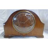 WALNUT WESTMINSTER CHIME CLOCK