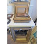 VARIOUS GILT AND OTHER PICTURE FRAMES