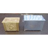 BRASS LOG BOX & METAL LOG BOX