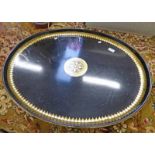 OVAL TOLE WARE TRAY 75CM LONG