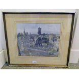 AP NEILSON, DUNDEE HIGH STREET, SIGNED, FRAMED WATERCOLOUR,