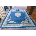 CHINESE BLUE CARPET 340 X 272 CM