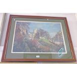 MCINTOSH PATRICK, PERTH ROAD, SIGNED, NO 154 OF 500, FRAMED PRINT,