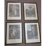 SET OF 4 19TH CENTURY CRIES OF LONDON ENGRAVINGS - 54 X 42CM