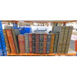 VARIOUS LEATHER BOUND VOLUMES INCLUDING MOBY DICK BY THE EASTERN PRESS