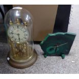 EARLY 20TH CENTURY DOMED MANTLE CLOCK,