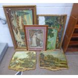 3 CONSTABLE PRINTS IN DECORATIVE FRAMES,