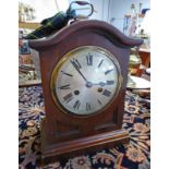 EARLY 20TH CENTURY MAHOGANY CASED MANTLE CLOCK