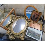 2 GILT MIRRORS,