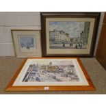 PRINT DUNDEE IN THE 1950'S SIGNED DOUGLAS PHILLIPS NO 21 OF 850 23 X 22CM,