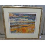 M TURPIE, LUNAN BAY, SIGNED IN PENCIL, FRAMED ARTISTS PROOF,