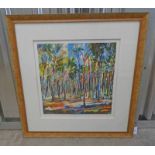 MIKE TURPIE, EUCALYPTUS FOREST, SIGNED IN PENCIL, FRAMED ARTISTS PROOF,