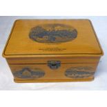MAUCHLINE WARE TEA CADDY BY SMITH - 15.