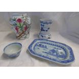 19TH CENTURY CHINESE BLUE & WHITE ASHET - 19.