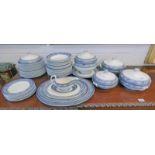 WEDGWOOD PORCELAIN DINNER WARE Condition Report: Numbers to base start with -